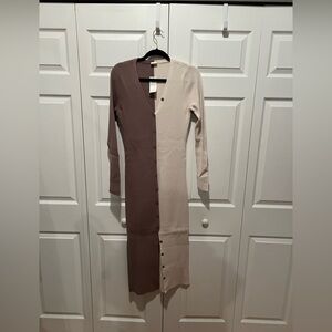 NWT Abercrombie Button Through Midi Sweater Dress